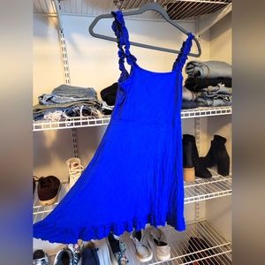 Ruffle strap summer dress